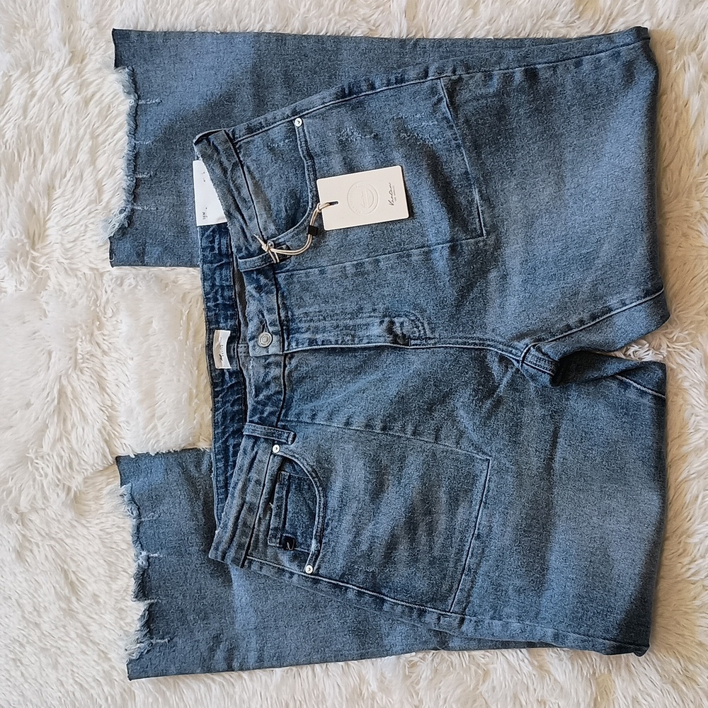 💥 Closet Closing Sale 💥 Kancan High Rise Flares Distressed Raw Hem